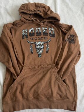 Rodeo Time Brown Dale Brisby Pullover Hoodie